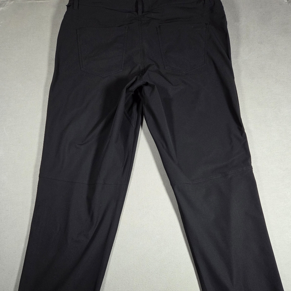 Lululemon Men's ABC Warpstreme Black Pants Size 40x36 - Picture 10 of 12